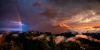 Fast moving Storm over the North Cascades